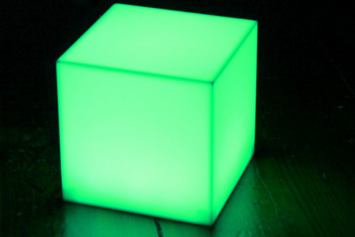 LED-Würfel mit Farbwechsel Deko Lampe Leuchtwürfel