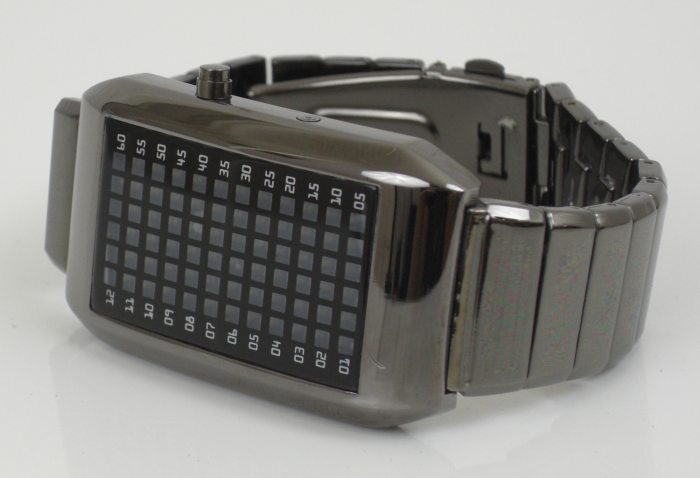 LED Watch Green Matrix