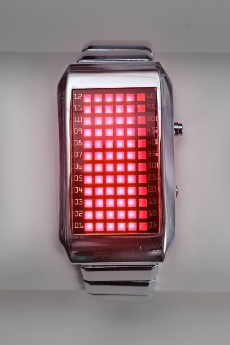 Red LED Matrix watch