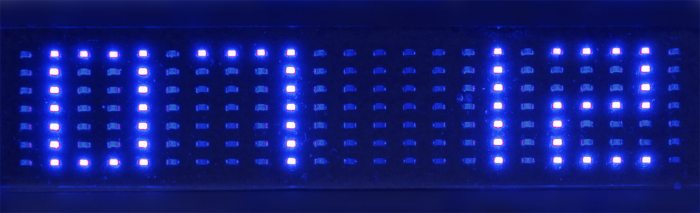 led-matrix display time