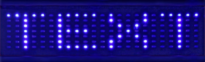 led-matrix display text