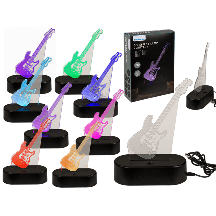 3D Lampe E-Gitarre