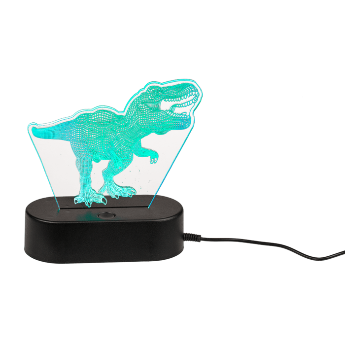 T-Rex Dino Dekolampe grün