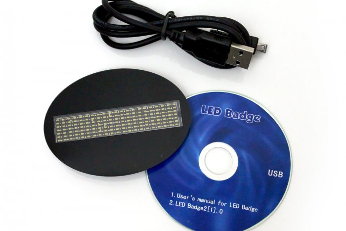 LED-Badge USB-Version