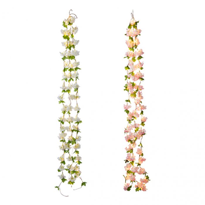 Blumen Home-Deko mit 60 LEDs