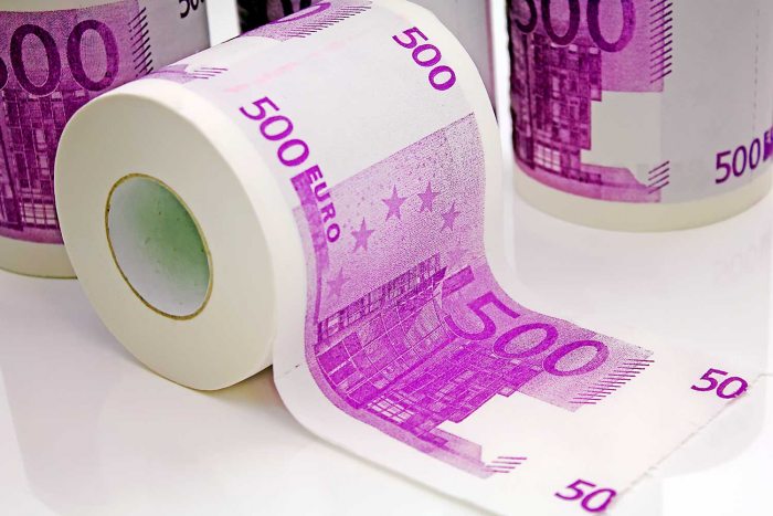 500 Euro Toilet Roll