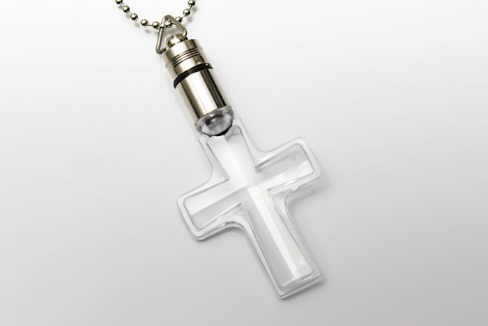 LED Kreuz Kette leuchtende Halskette Kinder Geschenkidee