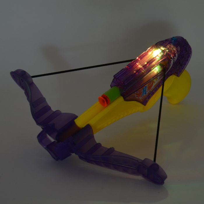 Spielzeug-Armbrust mit Licht und Sound I Soft Bullet Armbrust für Kinder I In- und Outdoor Spielzeugwaffe