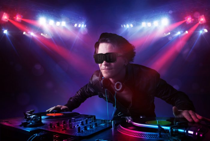 Chemion LED-Brille App-gesteuert Fashiontech