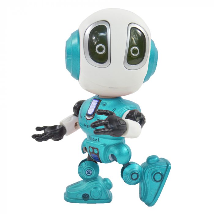spiezeug roboter blau labert