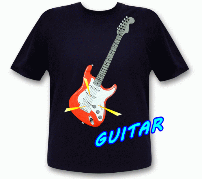 guitarr sound t-shirt