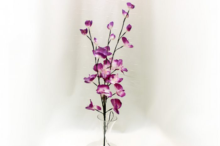 LED-Orchideen I Orchideen mit leuchtenden Blüten Blumendekoration