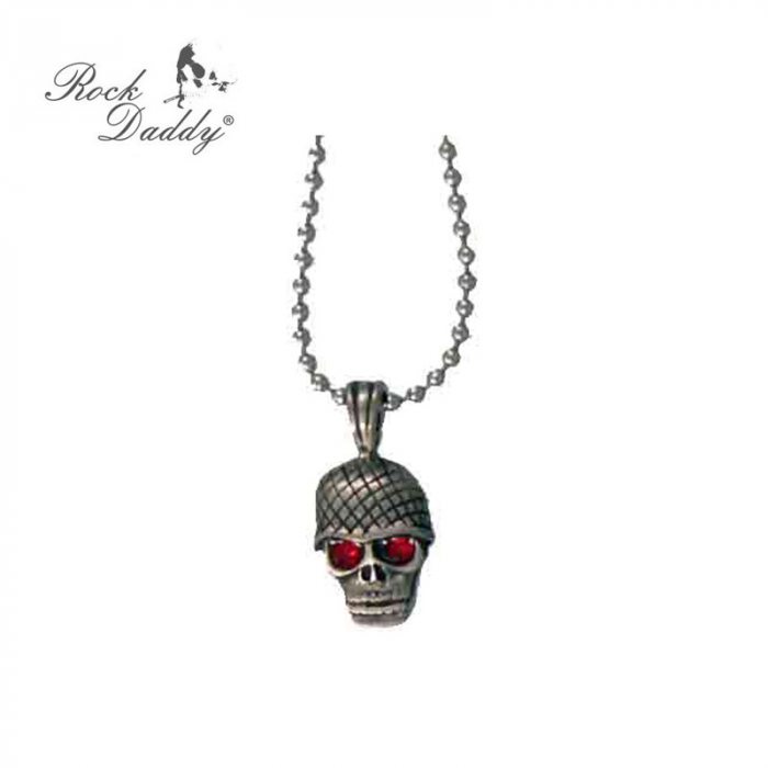 Rocker Totenkopf-Halskette