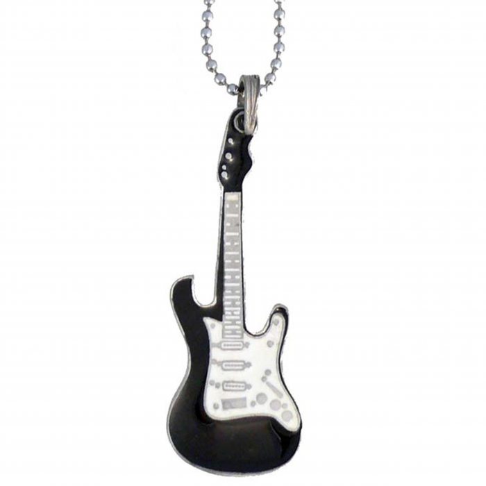 Halskette mit E-Gitarre