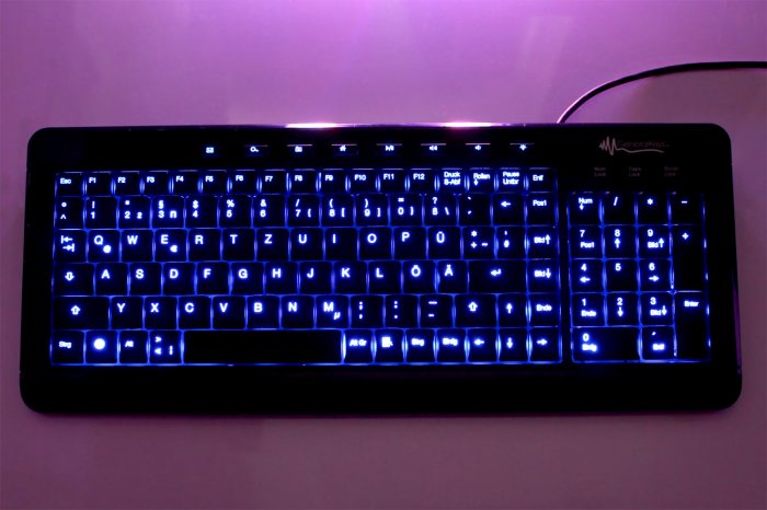 USB Illuminated Keyboard