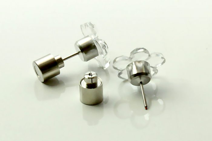 LED Blumen-Ohrstecker Leucht Ohrschmuck Dauerleuchten