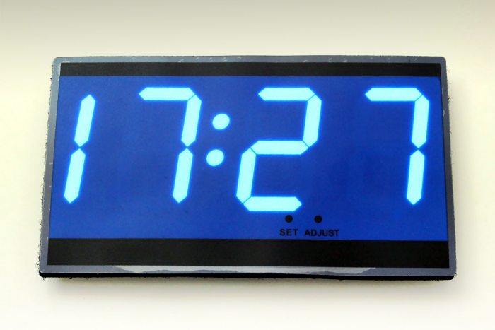 EL panel-clock