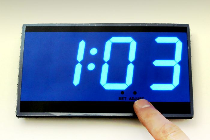 EL panel-clock