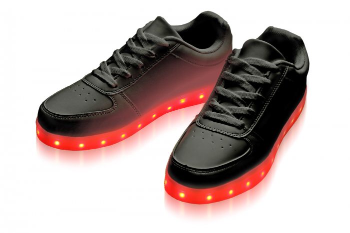 led turnschuhe rot