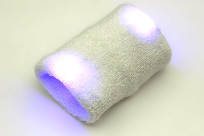 Wristband with LEDs