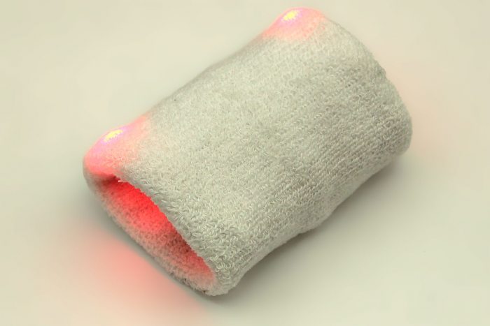 Wristband with LEDs