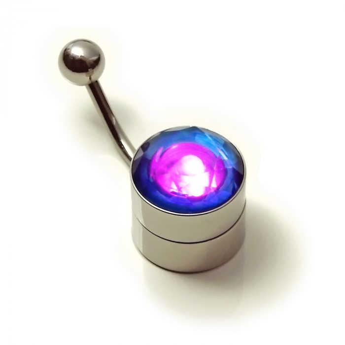 bauchnabel piercing leuchtet