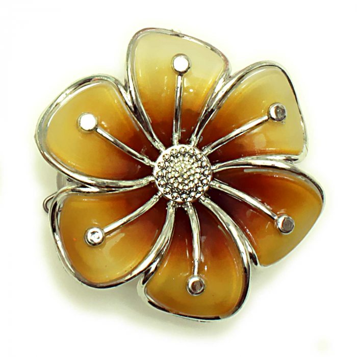 LED flower hair clip