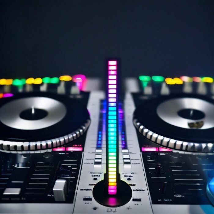 Equalizer Effekt Licht Akku & USB betrieben I Musik & Sprachaktiviertes Rhythmus Licht I Moderne Lichtorgel