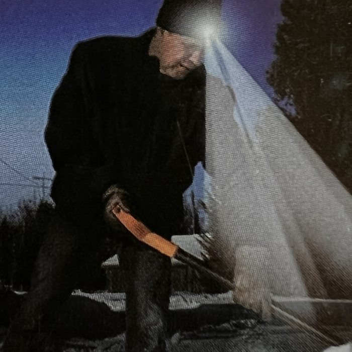 Camoflage LED Mütze I Leucht Beanie I Outdoor Mütze mit LED-Beleuchtung I Leuchtmütze