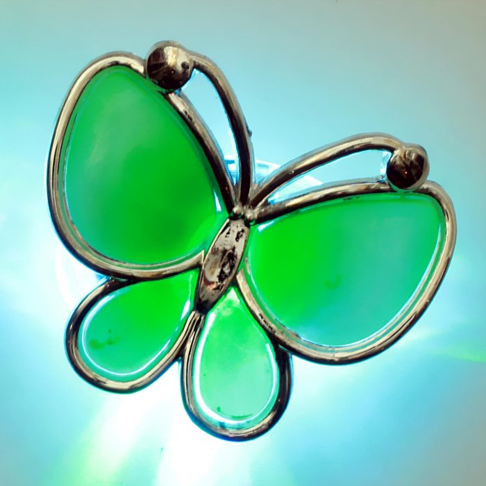 LED butterfly hair clip