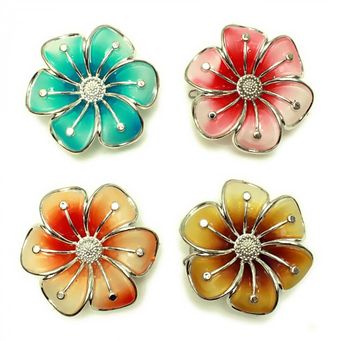 LED flower hair clip