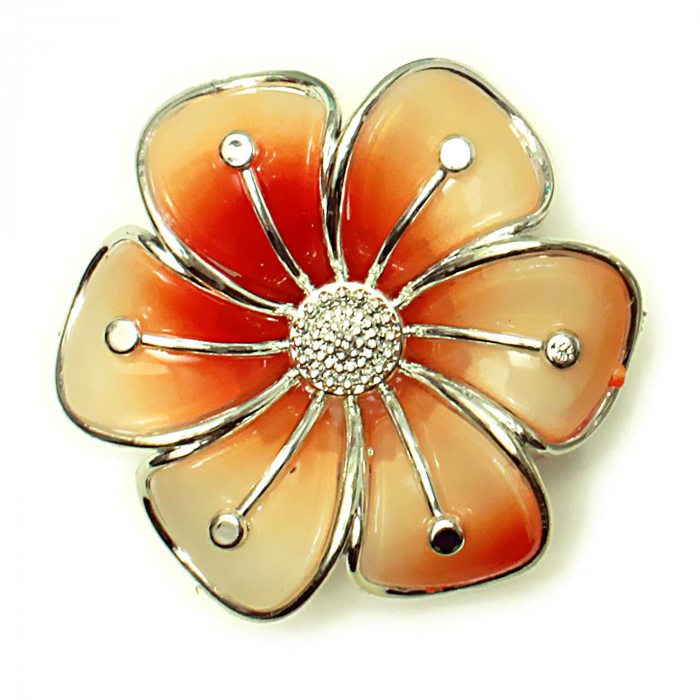 LED flower hair clip