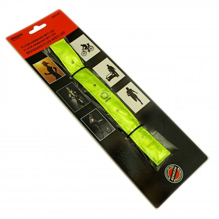 Set of 2 Safety Reflector LED-Bracelet