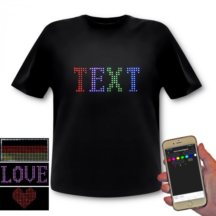 programmierbares led-shirt app