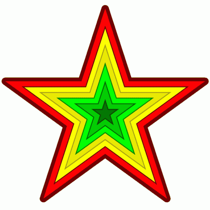 Rasta Leuchtstern Panel