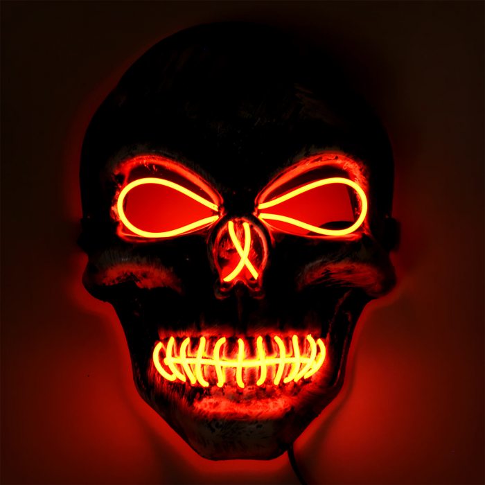 Rote Totenkopf Maske