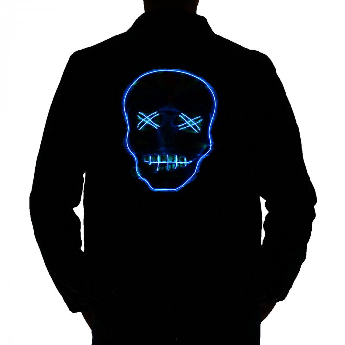 skull denim jacket