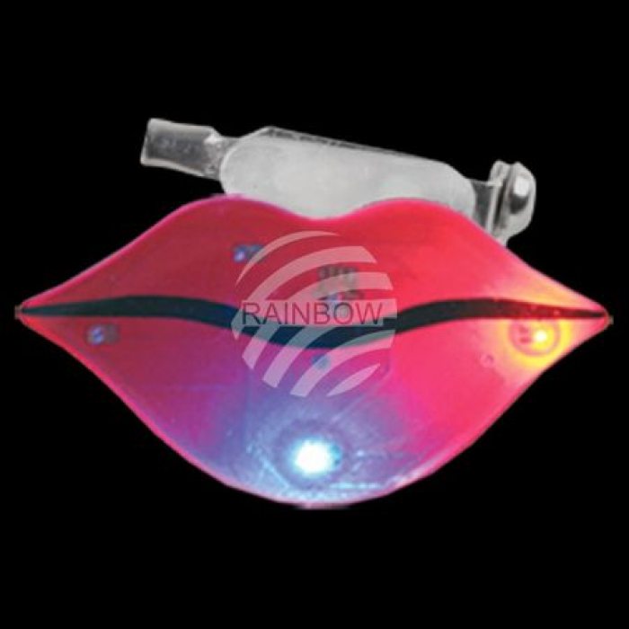 Kissing Lips flashing button