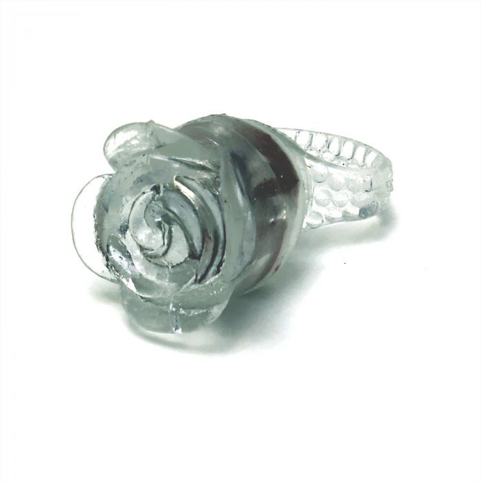Blinking silicone ring