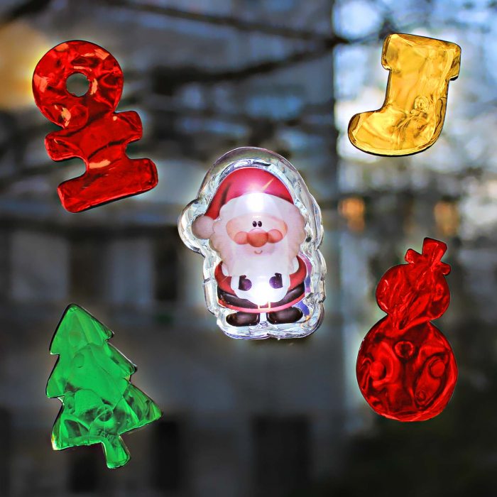 LED gel window decoration