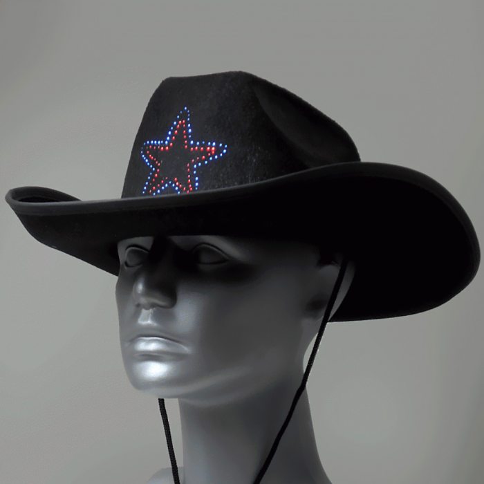 led cowboy hat