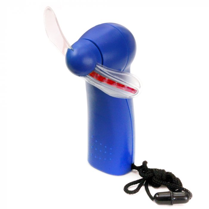 LED hand fan with LED light effects