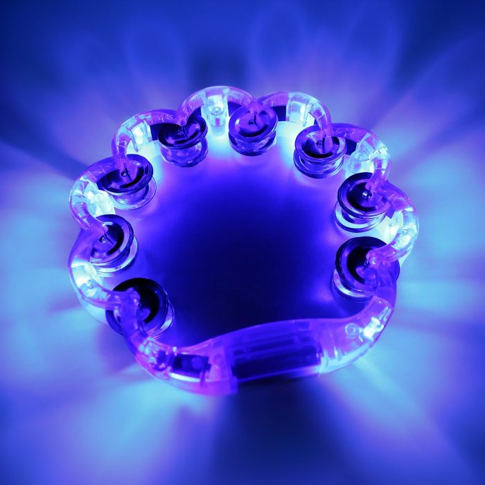 schellenkranz mit leds blau