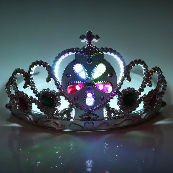 Prinzessinnen Diadem mit LED