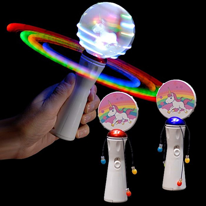 LED stick with unicorn