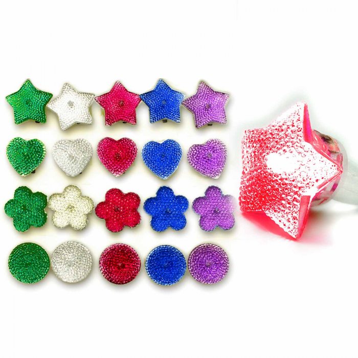 LED Glitter Ringe