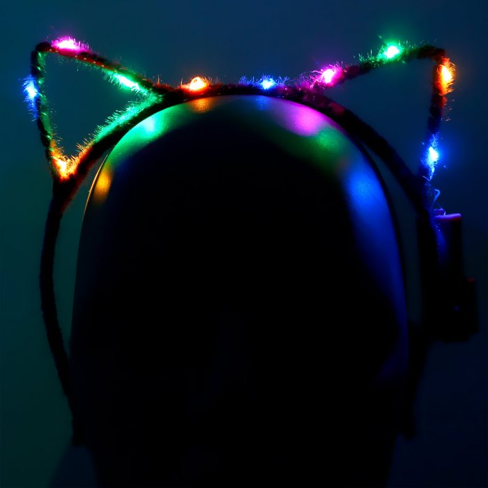 Karneval Haarreifen beleuchtet