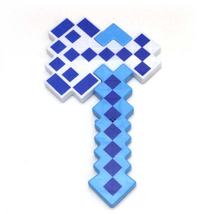 Pixelaxt  Rot mit Beleuchtung