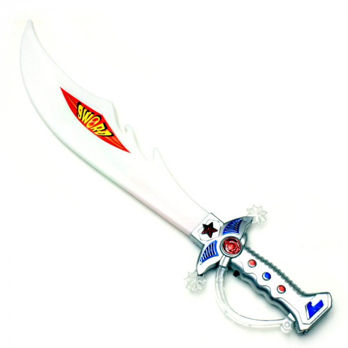 LED-Säbel 58 cm I Leuchtender Piratensäbel I Zubehör Kostüme & Mottoparty I Piratenkostüm Accessoire I Fasching & Karneval I Spielzeug