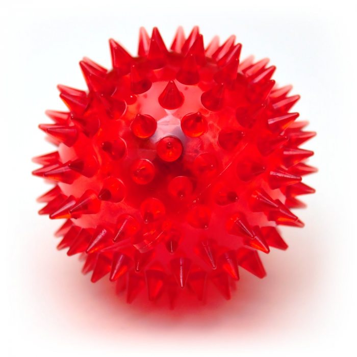 Red LED massageball